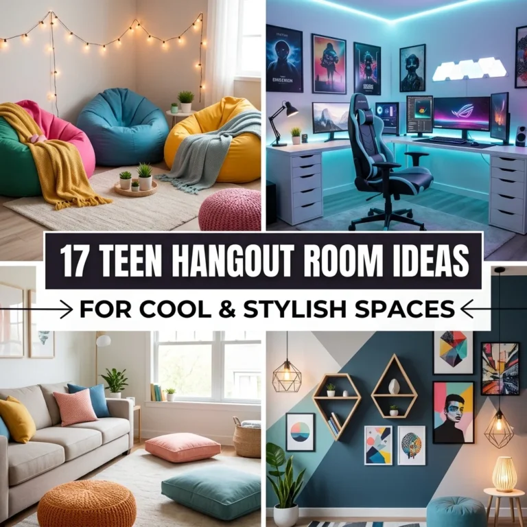 17 Teen Hangout Room Ideas for Cool Stylish Spaces