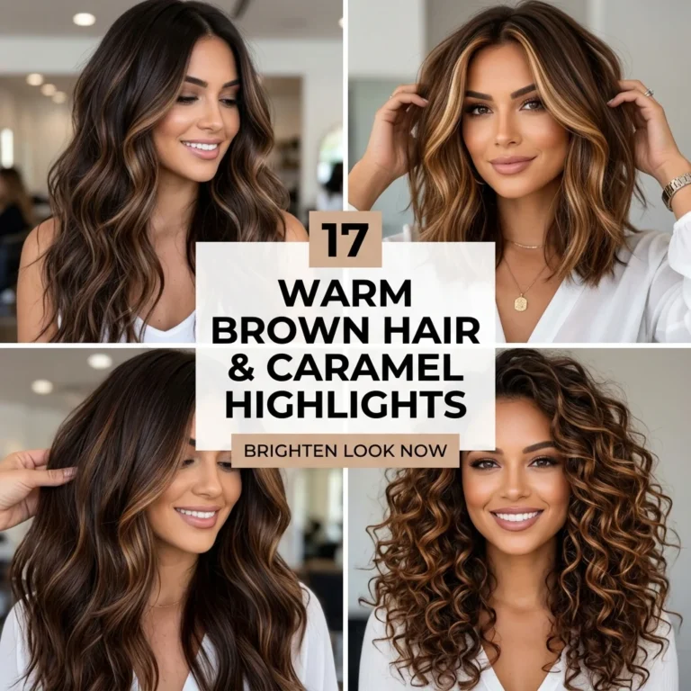 17 Warm Brown Hair Caramel Highlights Brighten Look Now