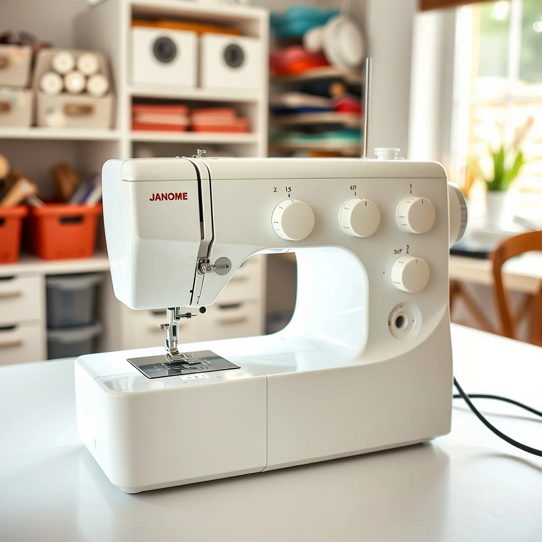 Janome 2212 Machine - 17 Best Sewing Machine for Beginners Easy and Affordable