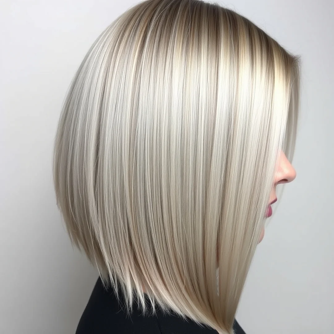 Cool Toned Root Melt - 17 Blonde Hair Dark Roots Low Maintenance Trend Look