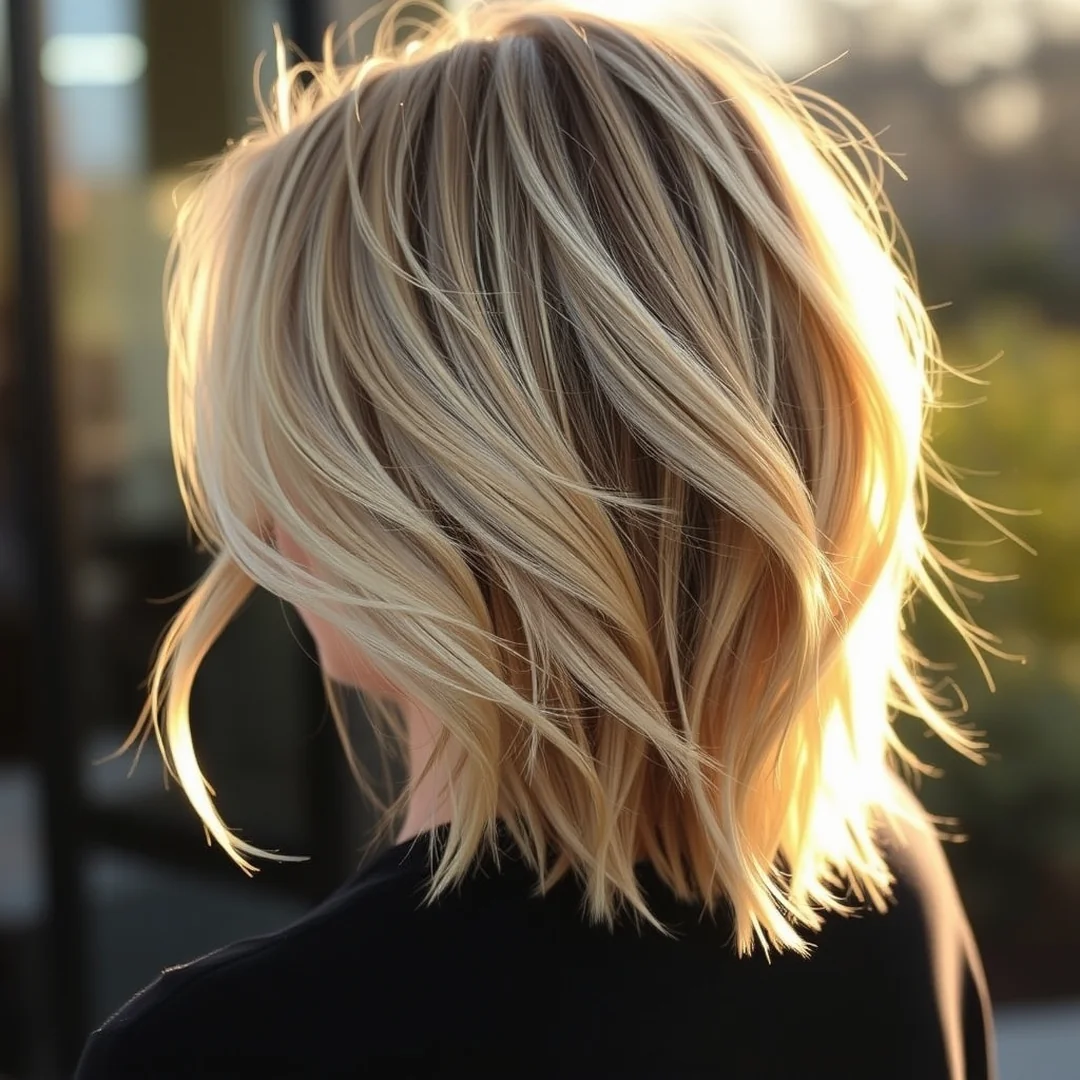 Lived-In Blonde Balayage - 17 Blonde Hair Dark Roots Low Maintenance Trend Look