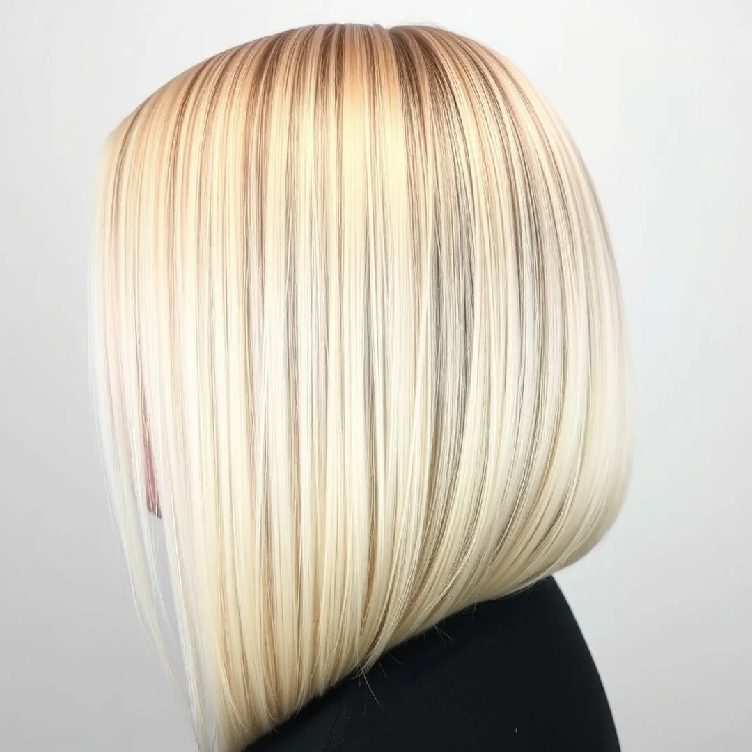 Straight Hair Root Depth - 17 Blonde Hair Dark Roots Low Maintenance Trend Look