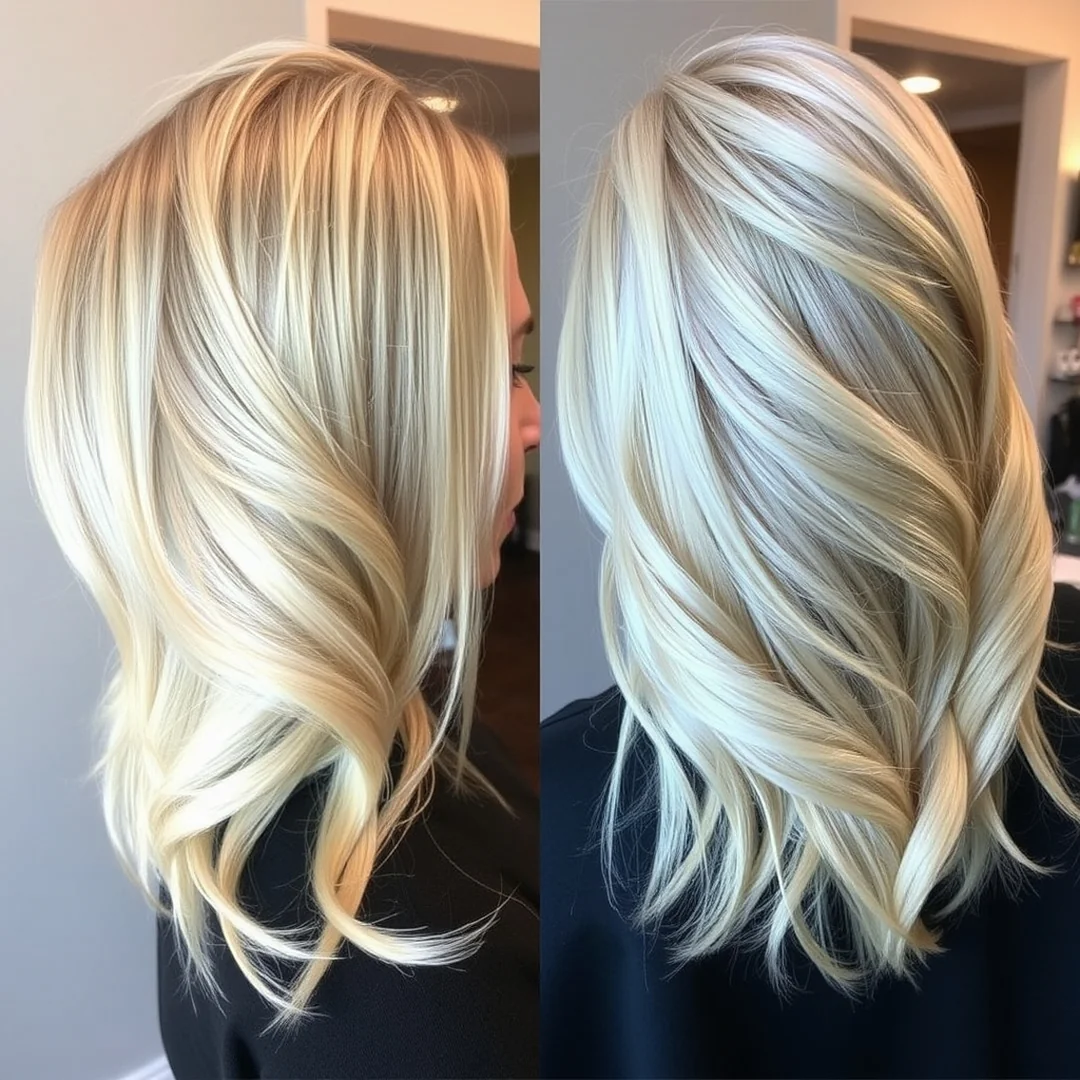 Teasylight Dimension Techniques - 17 Blonde Hair Dark Roots Low Maintenance Trend Look