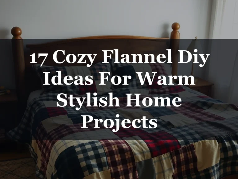 17 Cozy Flannel Diy Ideas For Warm Stylish Home Projects - 17 Cozy Flannel DIY Ideas for Warm Stylish Home Projects