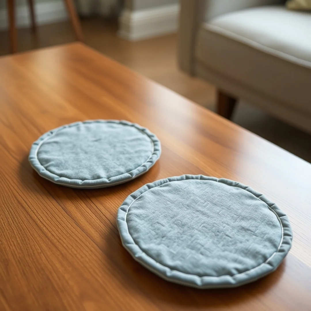 No Sew Coasters - 17 Cozy Flannel DIY Ideas for Warm Stylish Home Projects