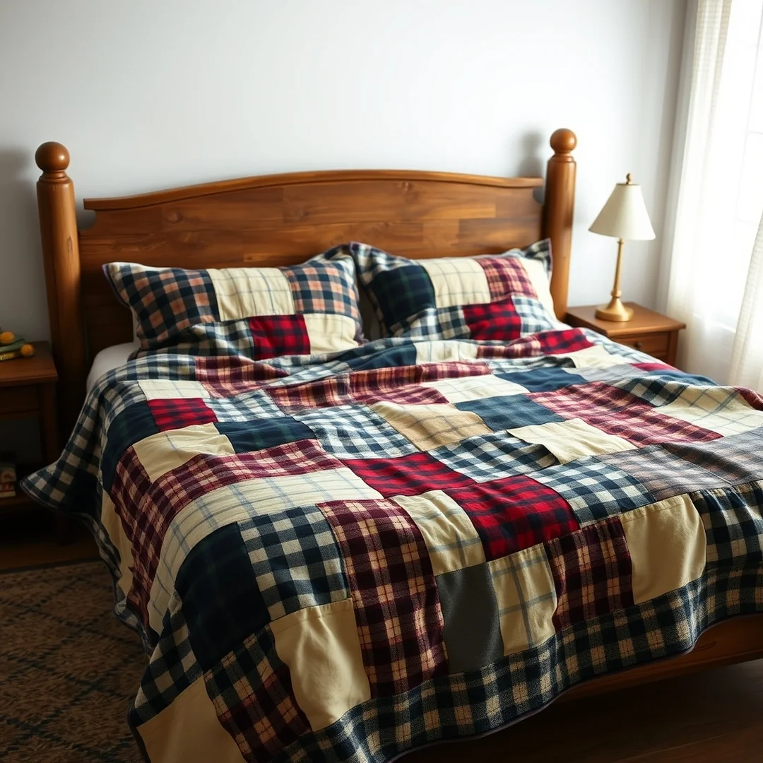 Simple Flannel Quilts - 17 Cozy Flannel DIY Ideas for Warm Stylish Home Projects