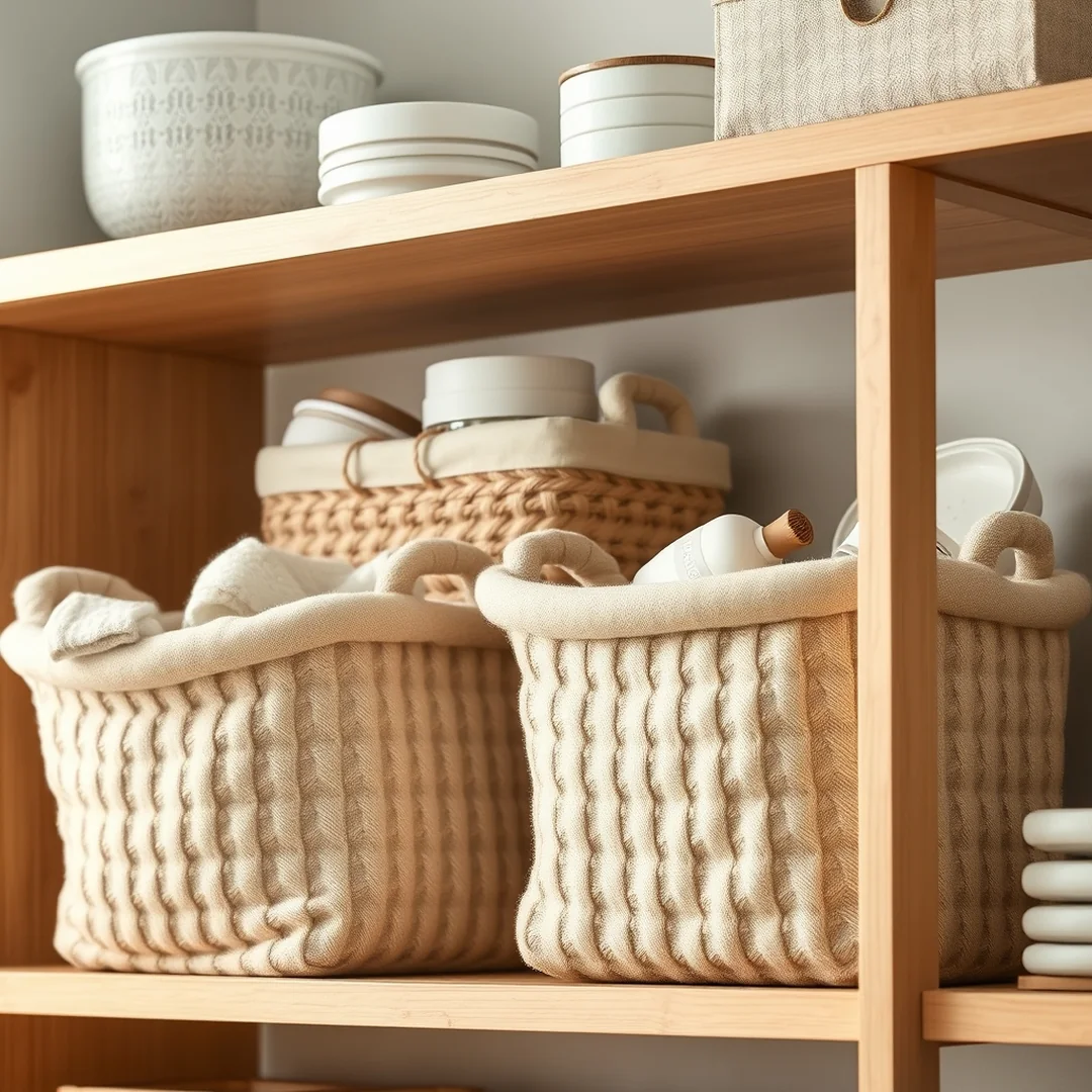 Flannel Storage Baskets - 17 Cozy Flannel DIY Ideas for Warm Stylish Home Projects