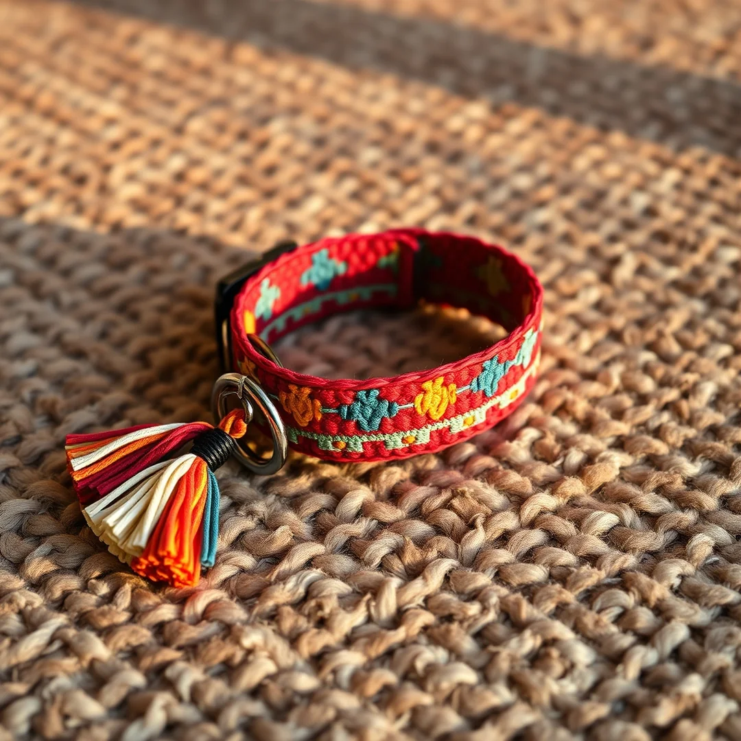 Boho Handmade Collar Design - 17 Crochet Cat Collar Designs Cute Pet Accessories DIY