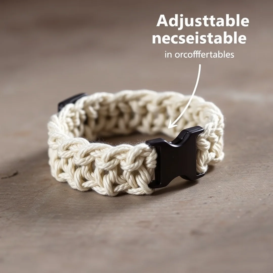 Adjustable Neckband Style - 17 Crochet Cat Collar Designs Cute Pet Accessories DIY