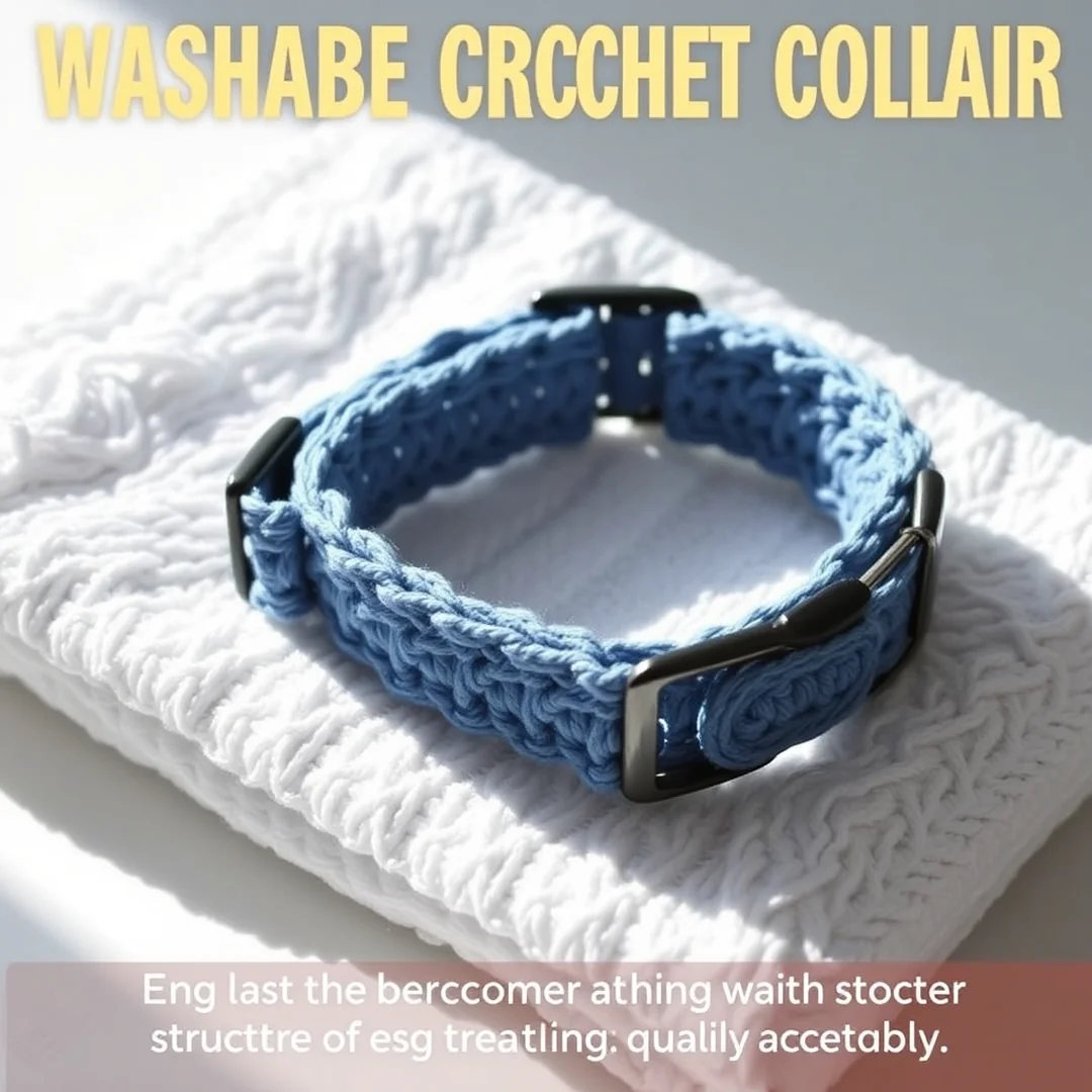 Washable Crochet Collar Pattern - 17 Crochet Cat Collar Designs Cute Pet Accessories DIY