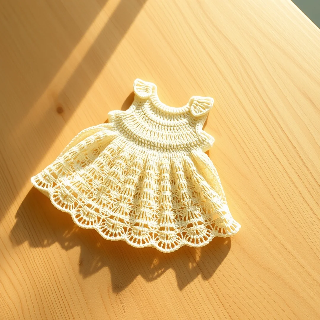Classic Shell Dress - 17 Crochet Infant Dress Patterns Soft Cute Easy Designs