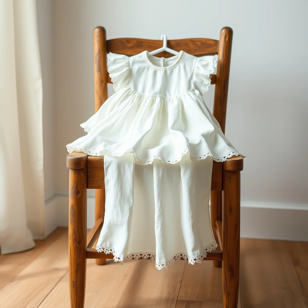 Picot Edge Gown - 17 Crochet Infant Dress Patterns Soft Cute Easy Designs