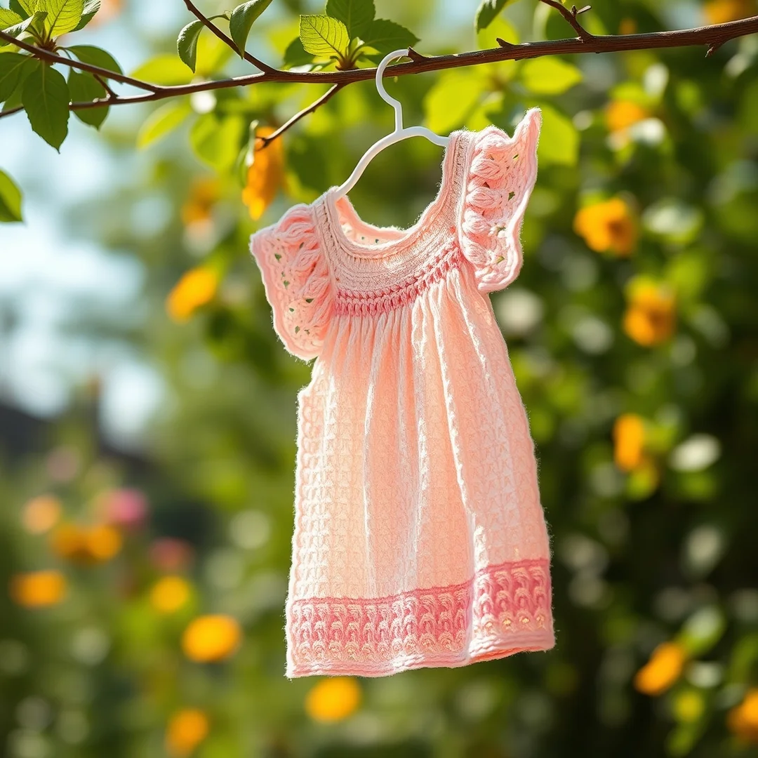 Summer Sun Dress - 17 Crochet Infant Dress Patterns Soft Cute Easy Designs