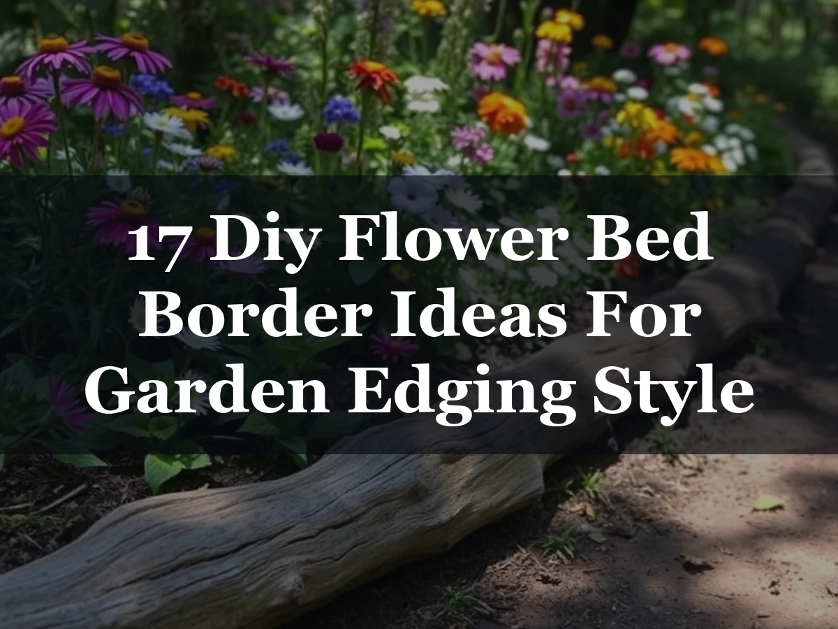 17 Diy Flower Bed Border Ideas For Garden Edging Style - 17 DIY Flower Bed Border Ideas for Garden Edging Style