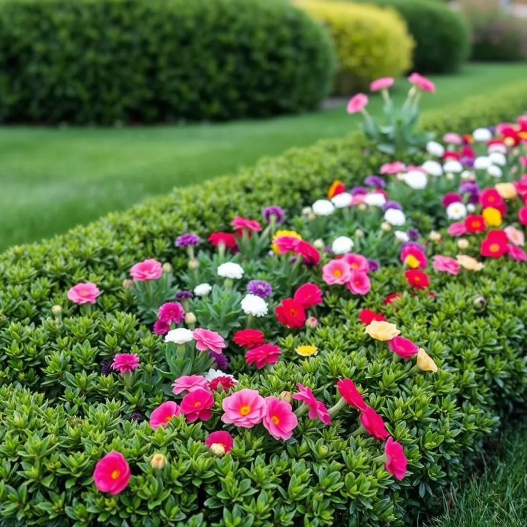 Living Plant Borders - 17 DIY Flower Bed Border Ideas for Garden Edging Style