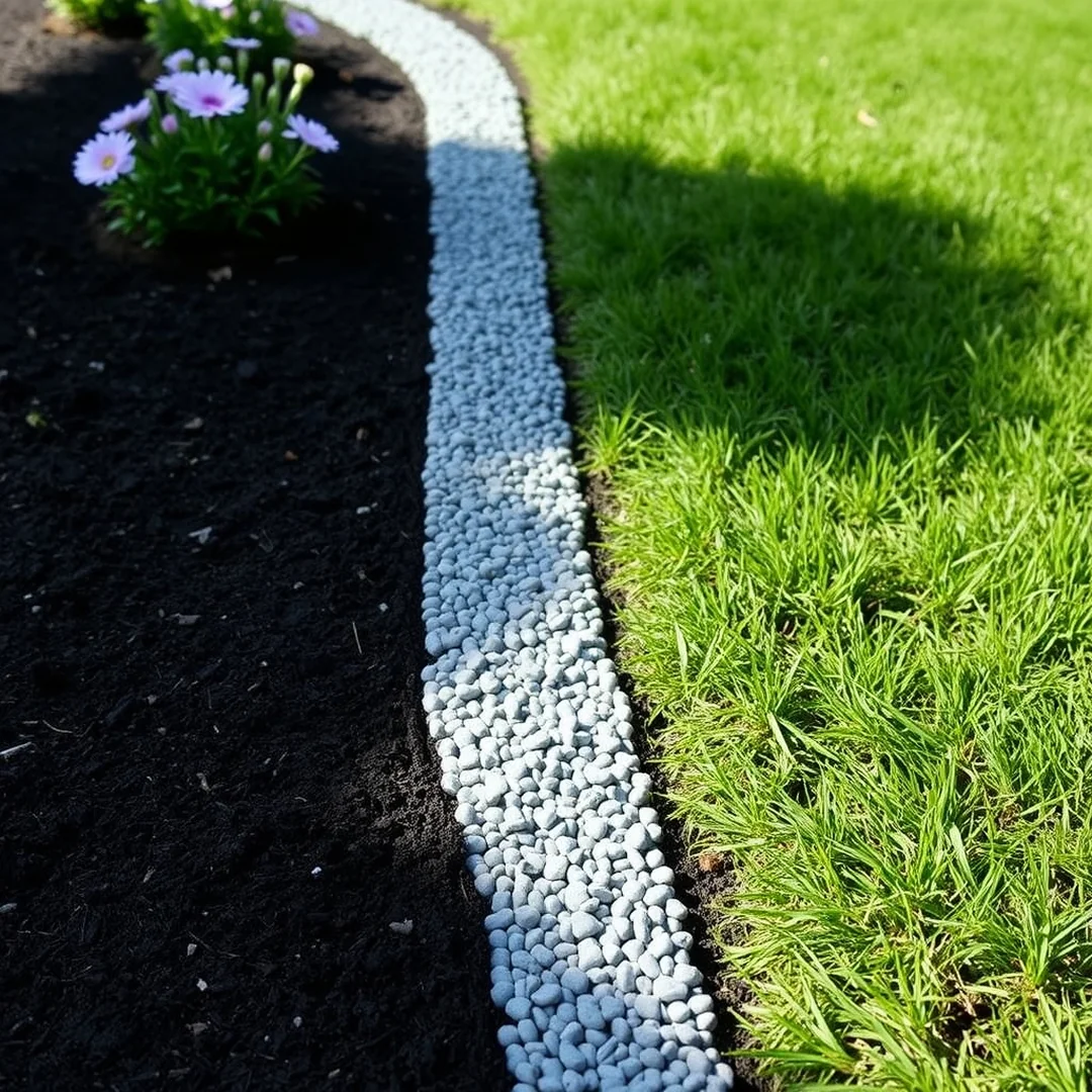 Crushed Gravel Edging - 17 DIY Flower Bed Border Ideas for Garden Edging Style