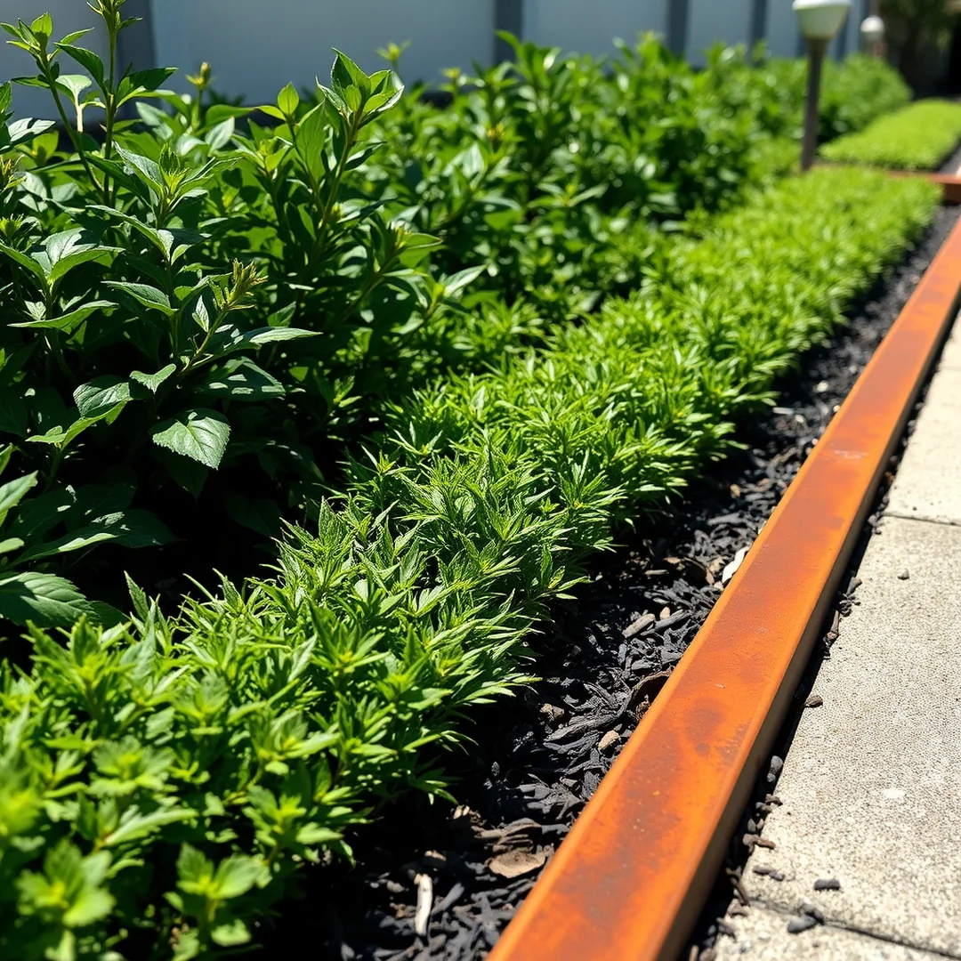 Corten Steel Edging - 17 DIY Flower Bed Border Ideas for Garden Edging Style