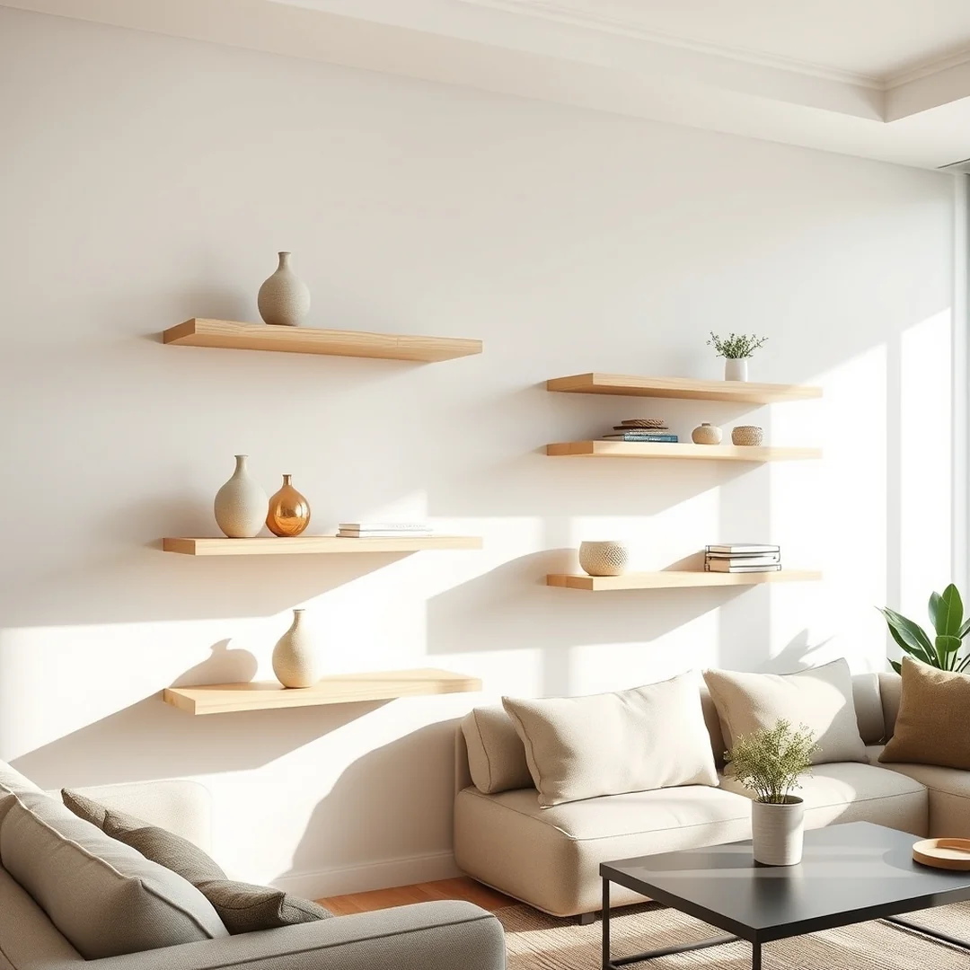 Floating Shelf Installation - 17 Dreamy DIY Home Aesthetic Upgrade Ideas for Spaces
