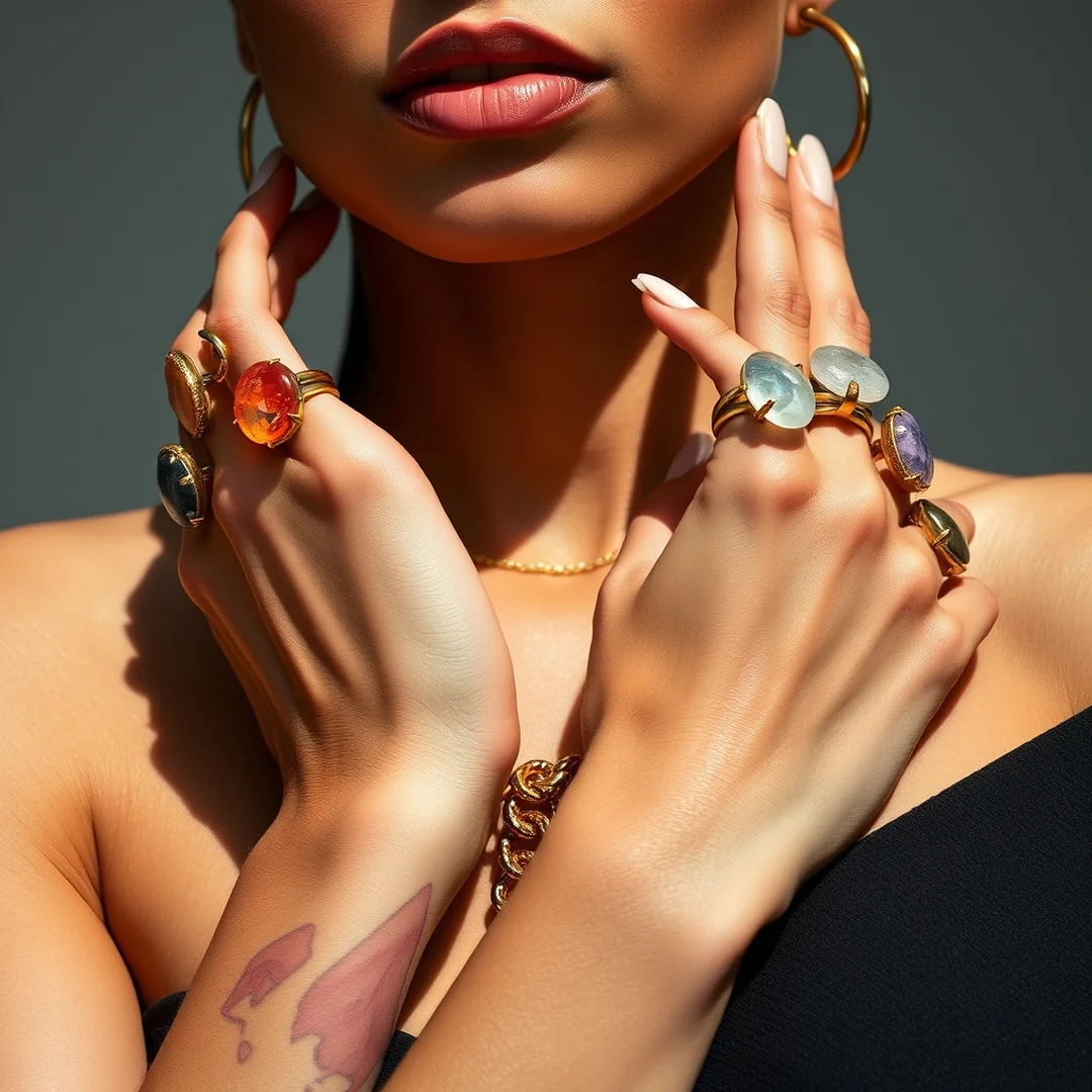 Chunky Statement Jewelry - 17 Early 2000s Street Fashion Women Trendy Looks Now