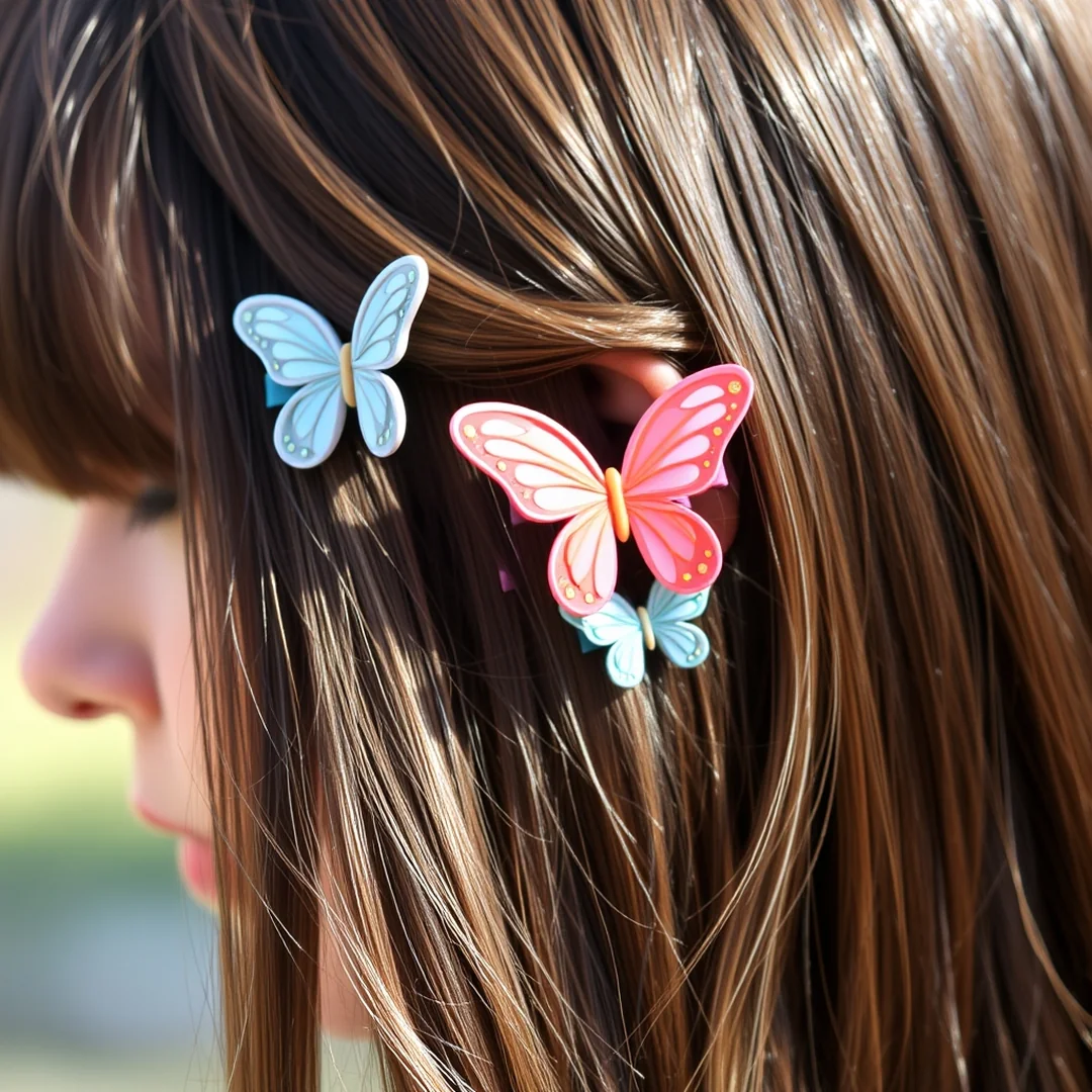 Playful Butterfly Clips - 17 Early 2000s Street Fashion Women Trendy Looks Now