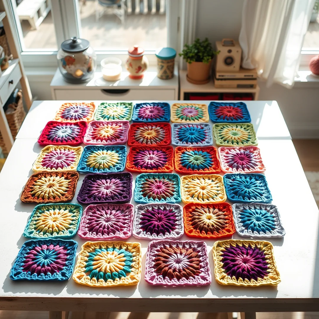 Classic Granny Squares - 17 Easy Crochet Ideas for Beginners Simple and Creative