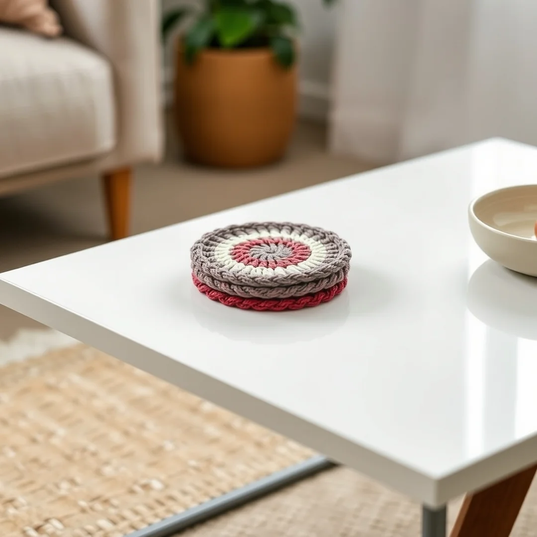 Simple Crochet Coasters - 17 Easy Crochet Ideas for Beginners Simple and Creative
