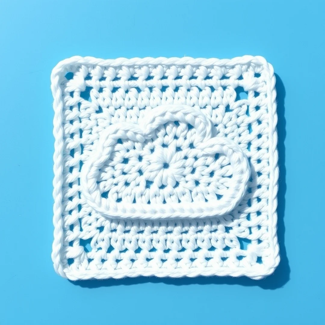 Simple Cloud Design - 17 Easy Pixel Crochet Patterns for Beginners Creative Fun