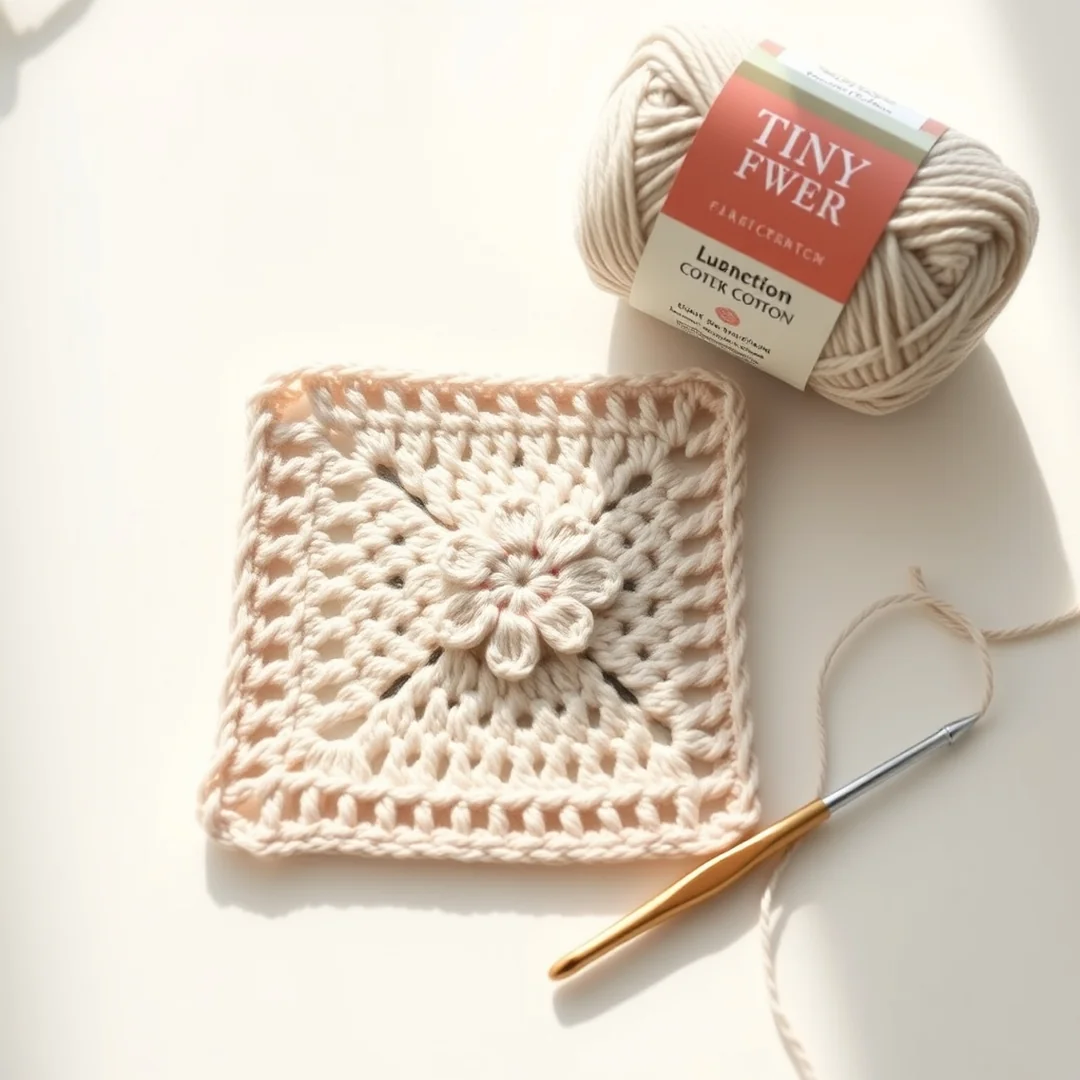 Tiny Flower Design - 17 Easy Pixel Crochet Patterns for Beginners Creative Fun