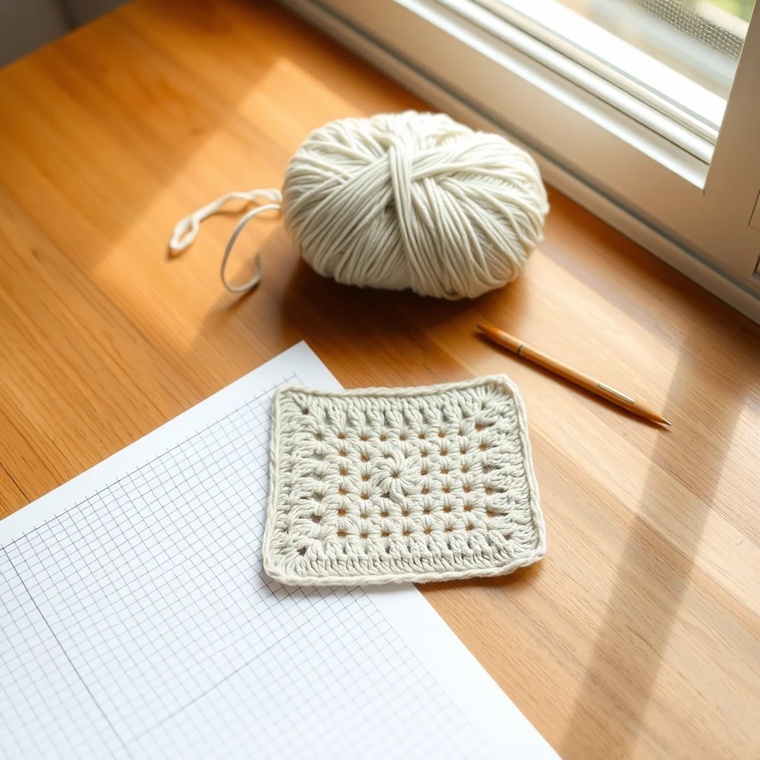 Pixel Grid Square Pattern - 17 Easy Pixel Crochet Patterns for Beginners Creative Fun