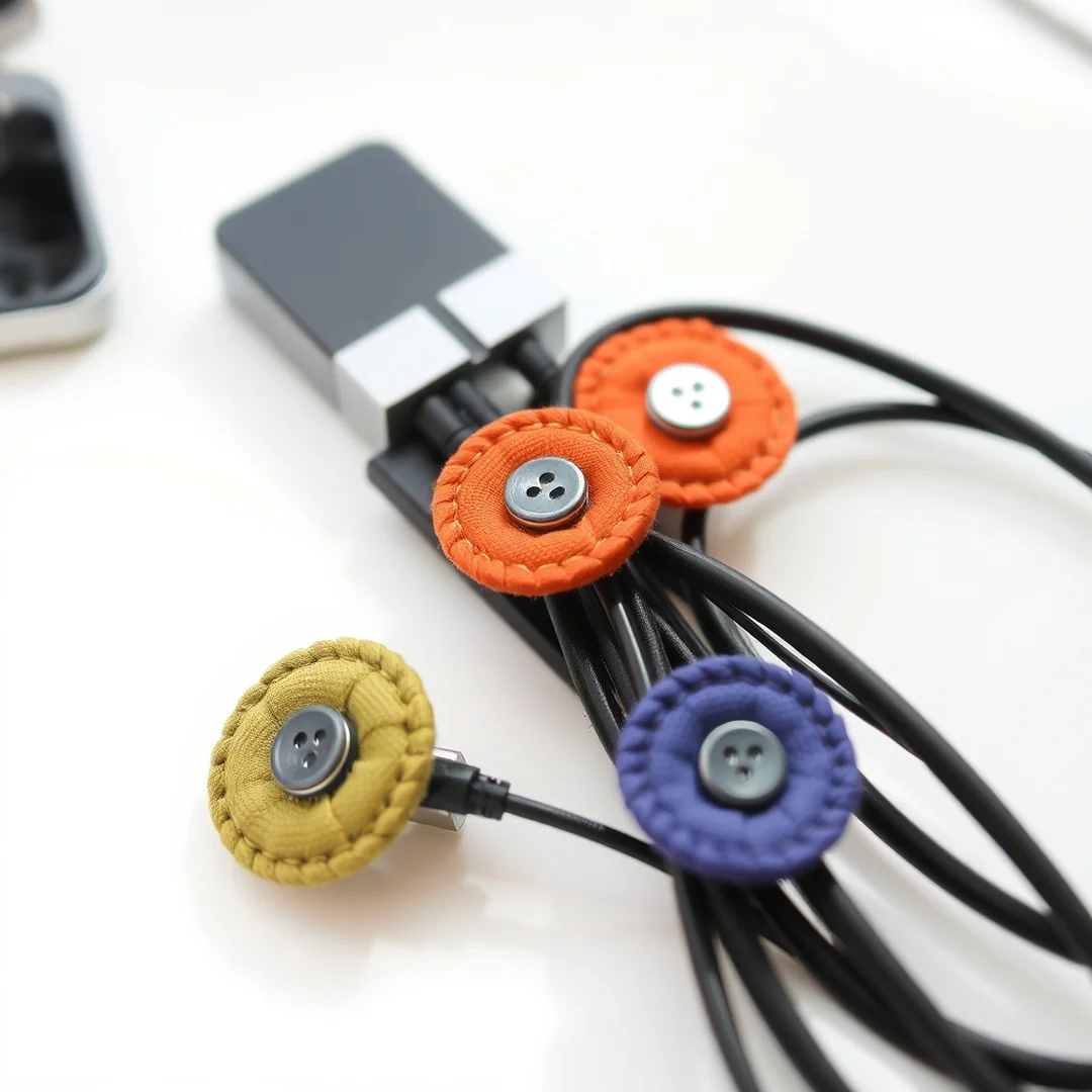 Fabric Cord Keepers - 17 Easy Sewing Projects That Look Cute and Useful Ideas