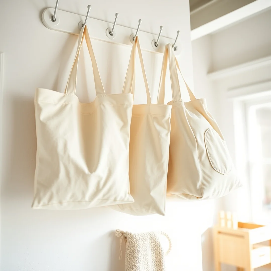 Simple Cotton Tote - 17 Easy Sewing Projects That Look Cute and Useful Ideas