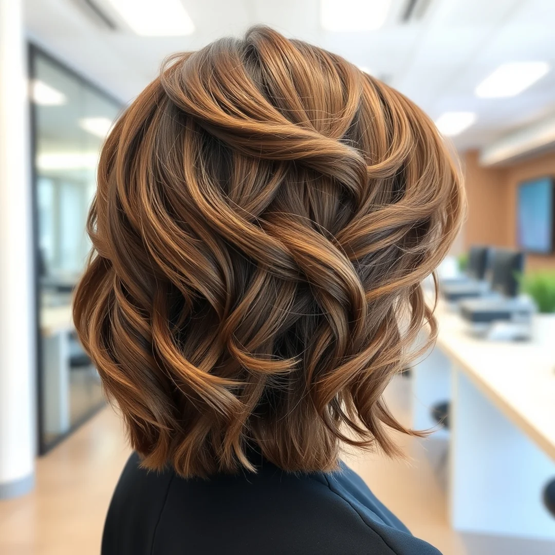 Feathered Layered Ends - 17 Face Framing Curtain Bangs Wavy Hair Layered Styles