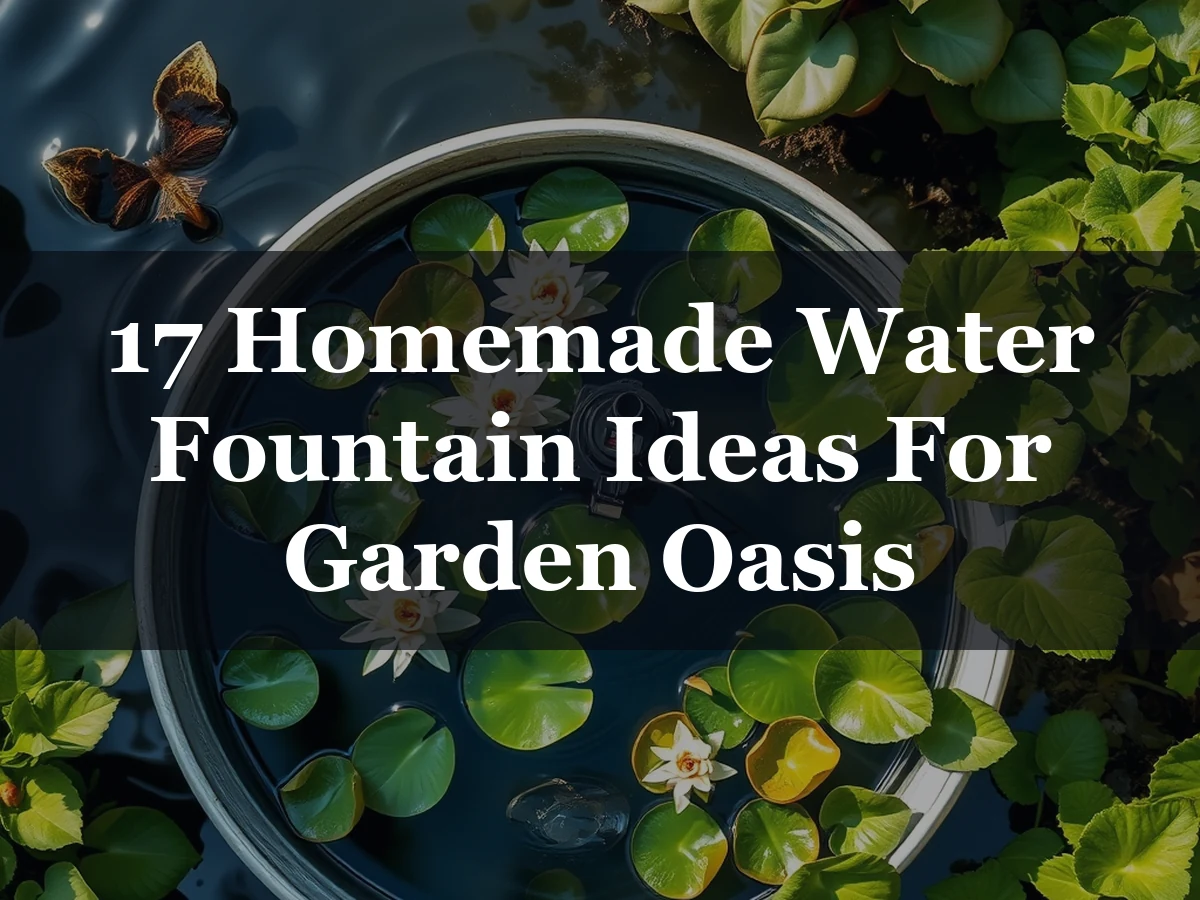 17 Homemade Water Fountain Ideas For Garden Oasis - 17 Homemade Water Fountain Ideas for Garden Oasis