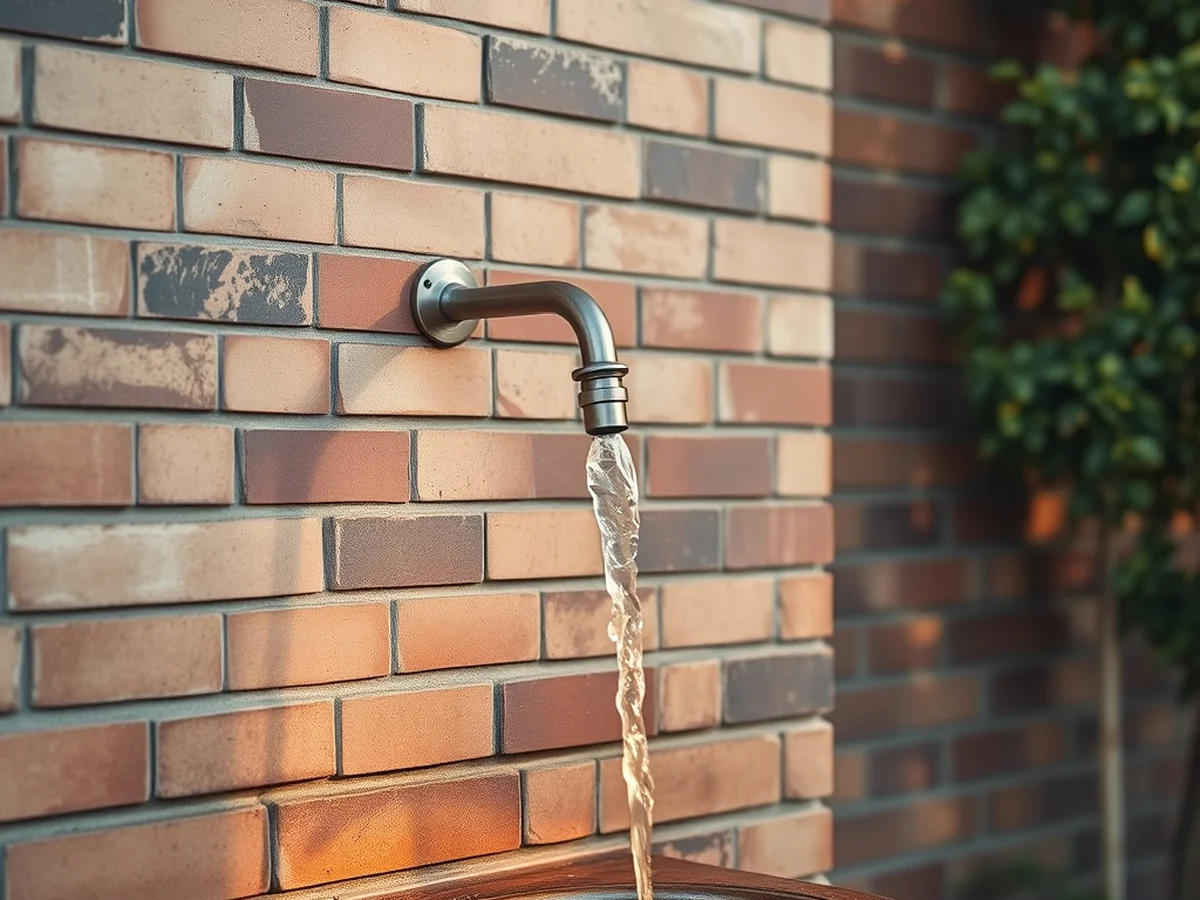 Wall Mounted Spout - 17 Homemade Water Fountain Ideas for Garden Oasis