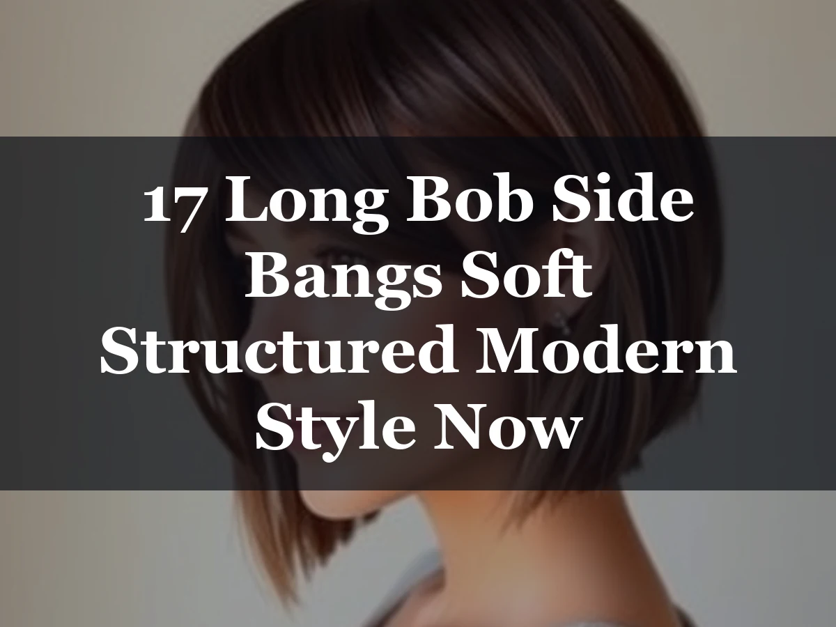 17 Long Bob Side Bangs Soft Structured Modern Style Now - 17 Long Bob Side Bangs Soft Structured Modern Style Now