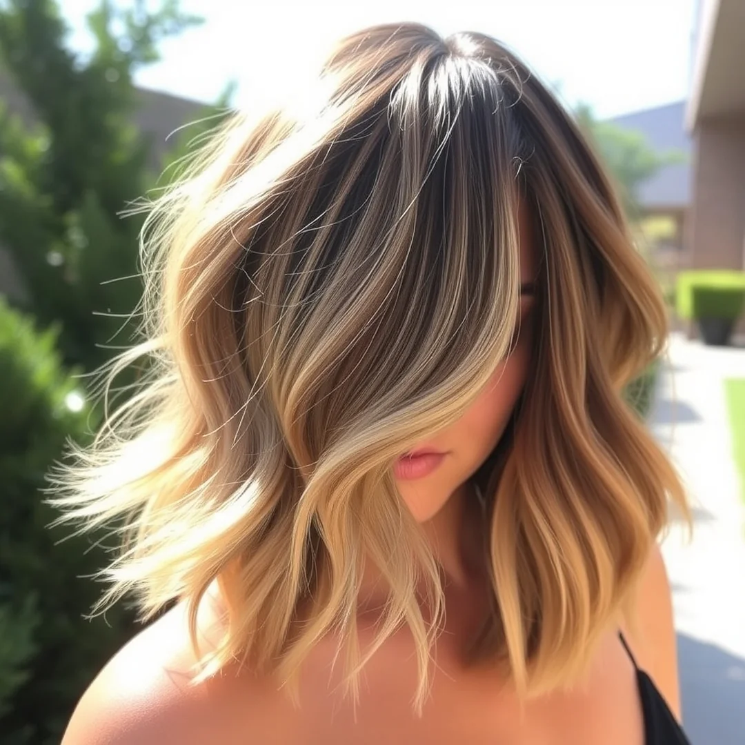 Wavy Lob With Fringe - 17 Long Bob Side Bangs Soft Structured Modern Style Now