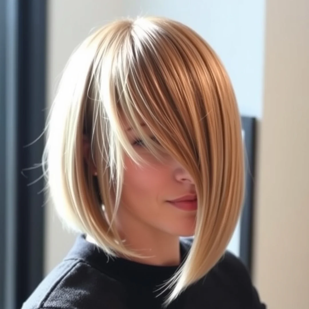 Heart Face Shape Tips - 17 Long Bob Side Bangs Soft Structured Modern Style Now