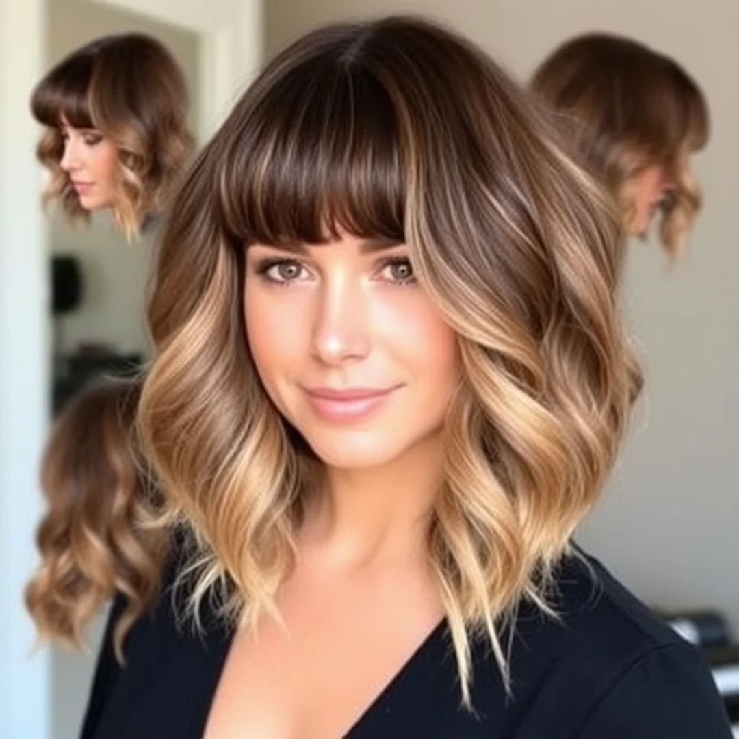 Styling Mousse Routine - 17 Long Bob Side Bangs Soft Structured Modern Style Now