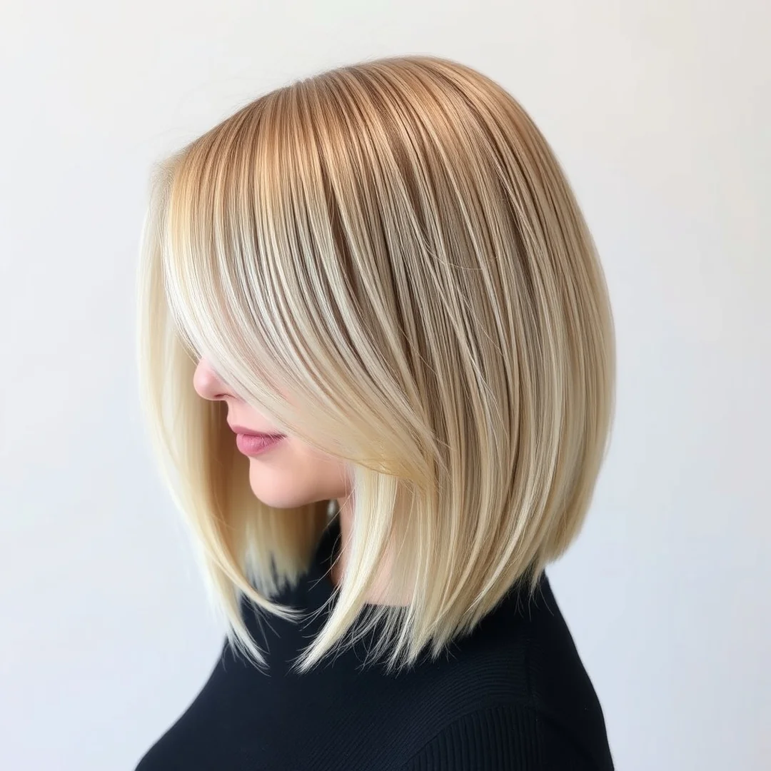 Fine Hair Lob Style - 17 Long Bob Side Bangs Soft Structured Modern Style Now