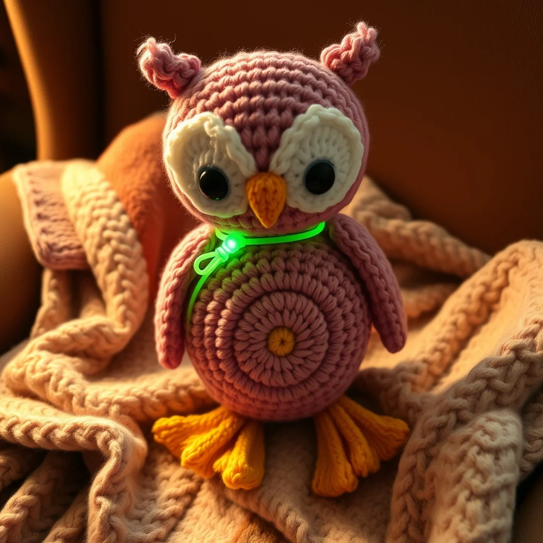 Marking Owl Stitch Rounds - 17 Owl Crochet Pattern Free Cute Amigurumi Beginner Ideas