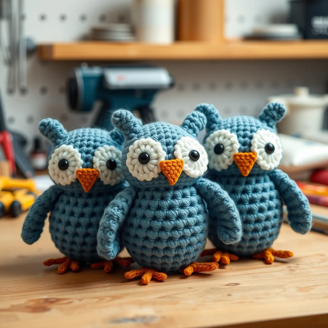Quick Plushie Owls - 17 Owl Crochet Pattern Free Cute Amigurumi Beginner Ideas