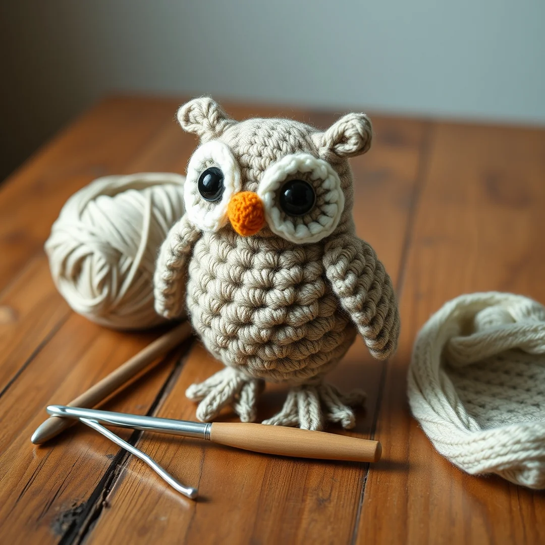 Cotton Yarn Owl - 17 Owl Crochet Pattern Free Cute Amigurumi Beginner Ideas