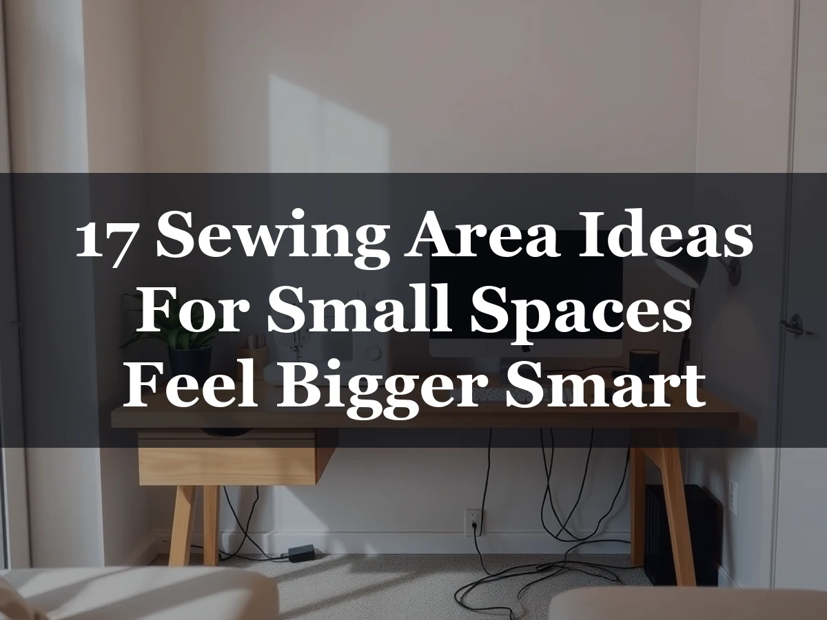 17 Sewing Area Ideas For Small Spaces Feel Bigger Smart - 17 Sewing Area Ideas for Small Spaces Feel Bigger Smart