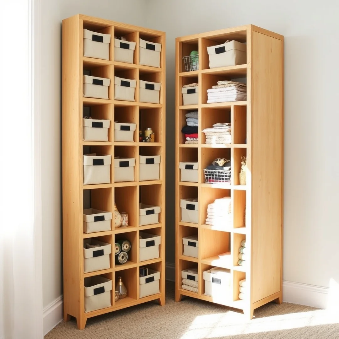 Cubby Storage Units - 17 Sewing Area Ideas for Small Spaces Feel Bigger Smart