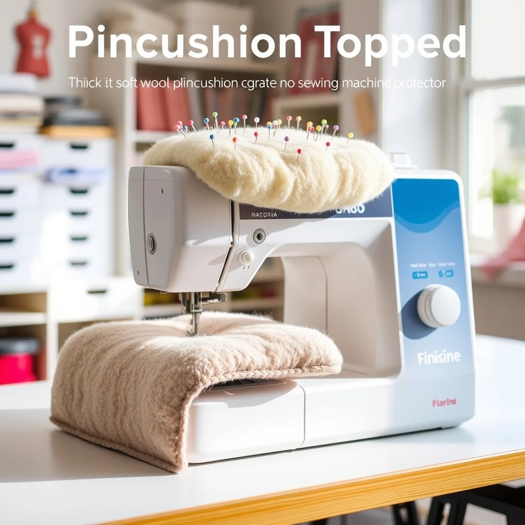 Pincushion Topped Cover - 17 Sewing Machine Cover Ideas How to Sew One Yourself