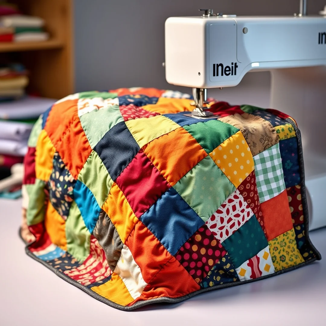 Patchwork Scrap Cover - 17 Sewing Machine Cover Ideas How to Sew One Yourself