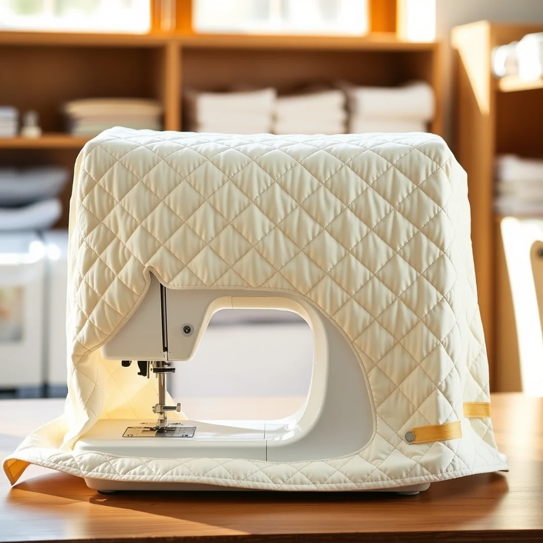 Quilted Fabric Cover - 17 Sewing Machine Cover Ideas How to Sew One Yourself