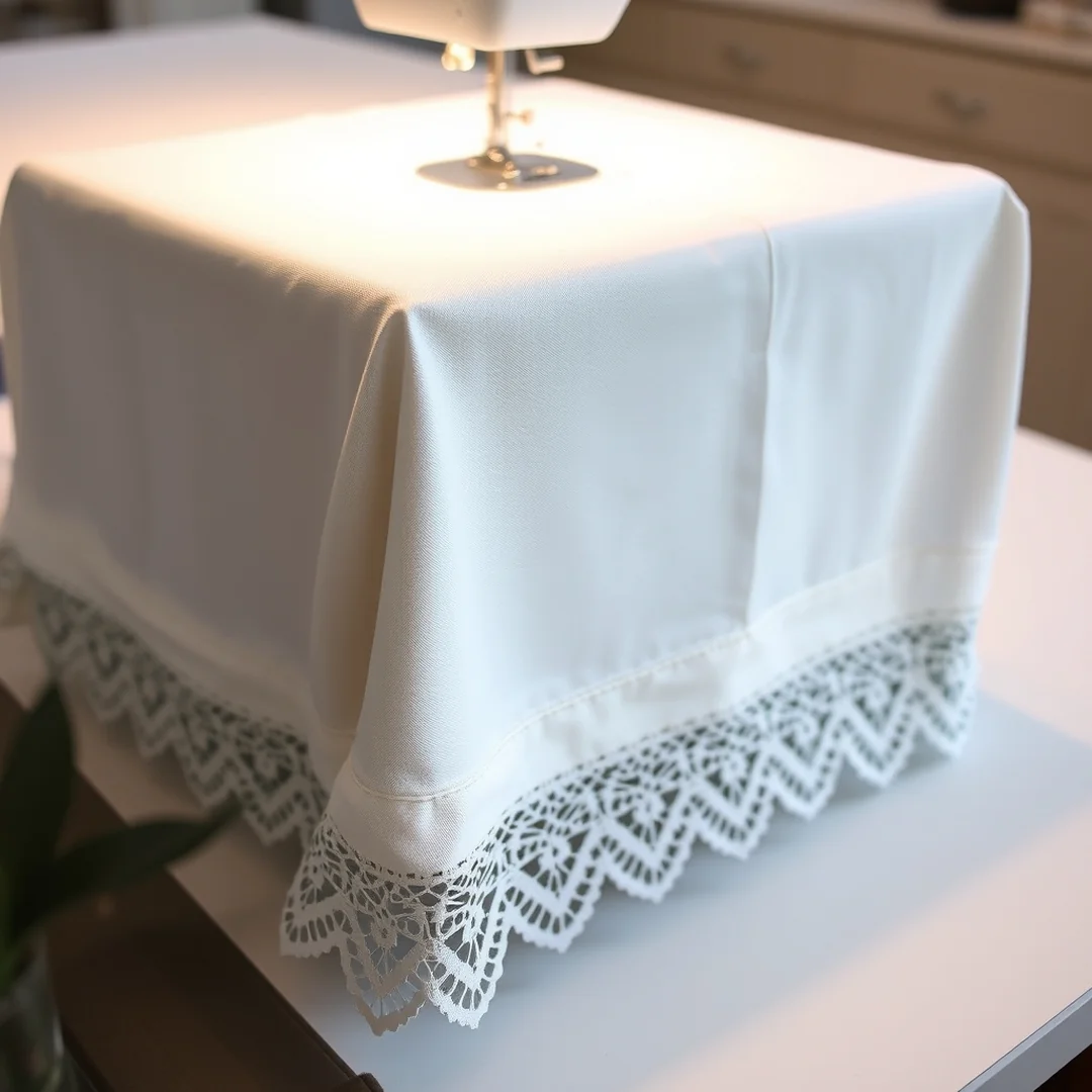 Trimmed Edge Cover - 17 Sewing Machine Cover Ideas How to Sew One Yourself