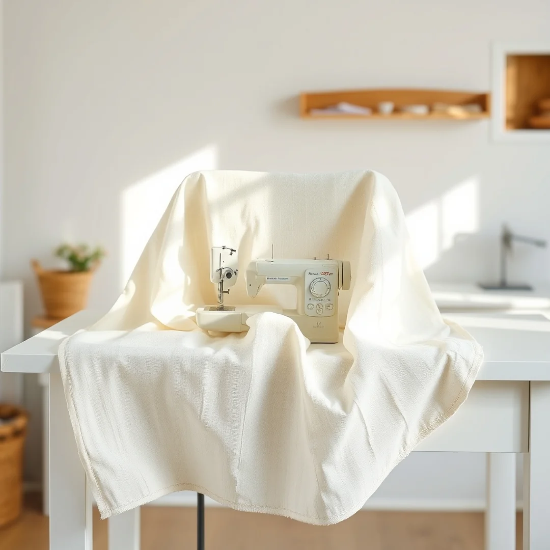 Vintage Linen Cover - 17 Sewing Machine Cover Ideas How to Sew One Yourself