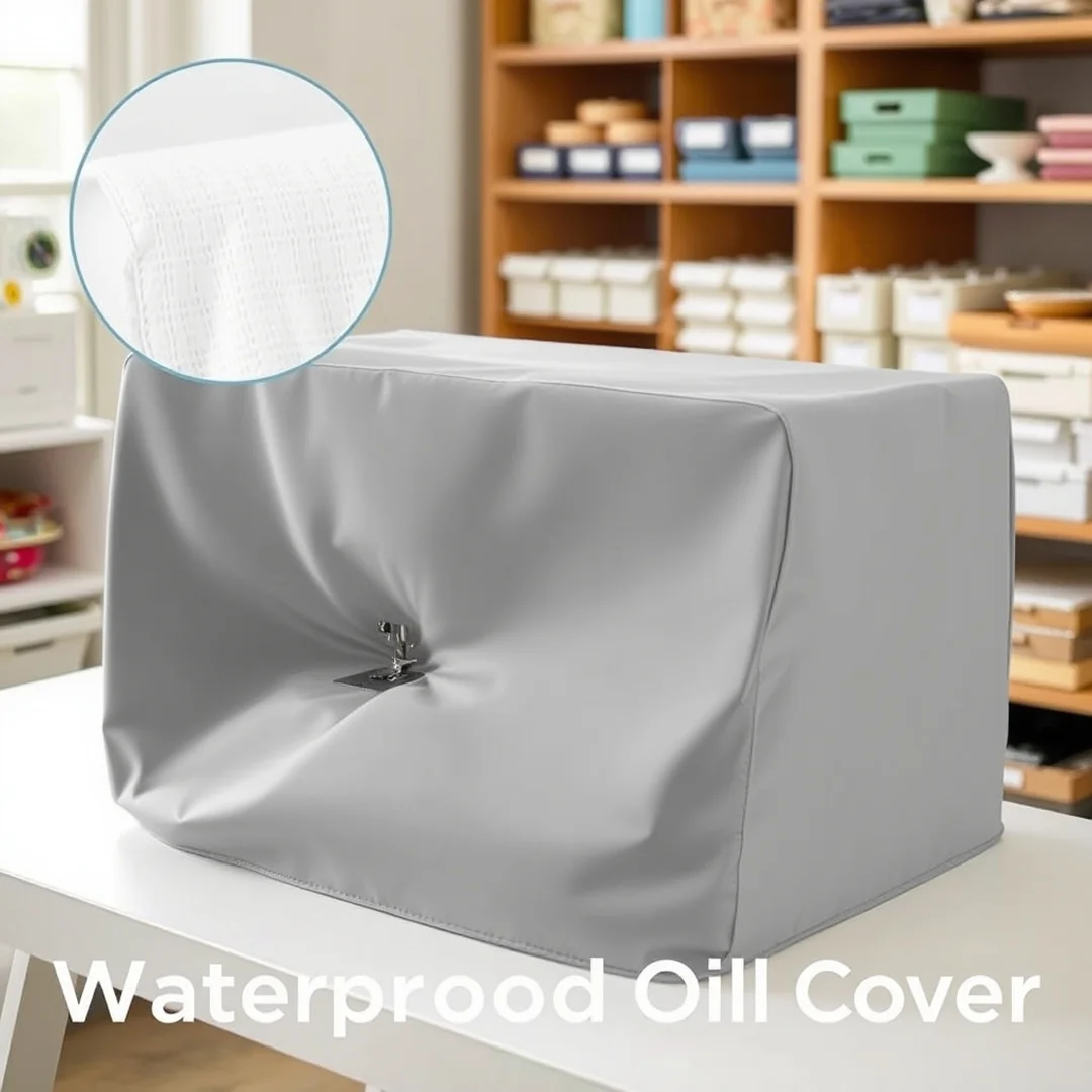 Waterproof Oilcloth Cover - 17 Sewing Machine Cover Ideas How to Sew One Yourself